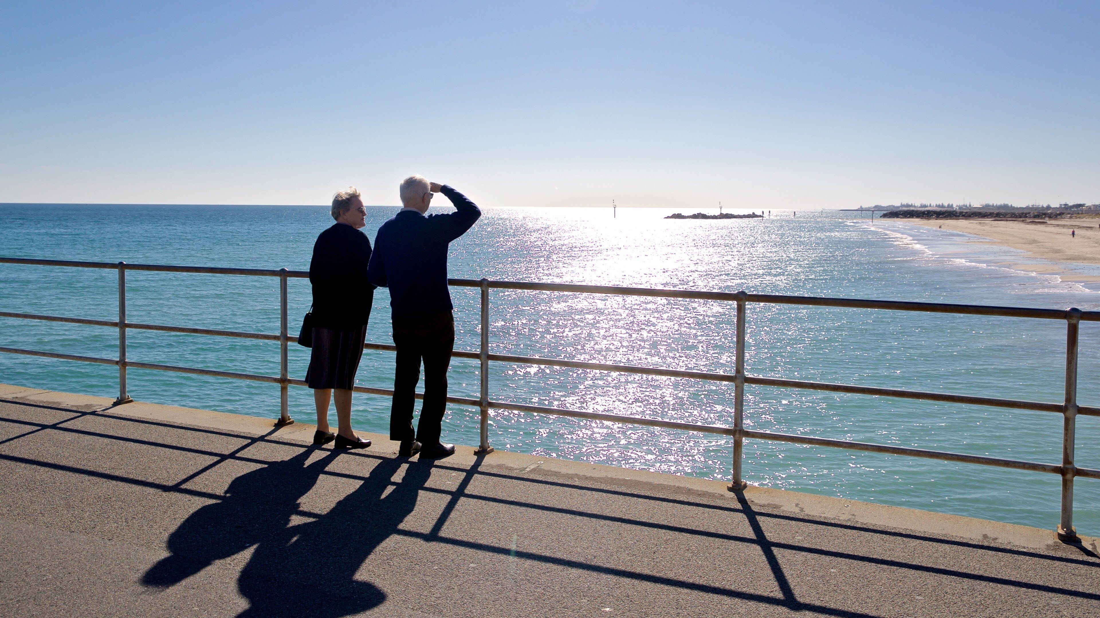 Glenelg Jetty which includes general coastal views as well as a couple