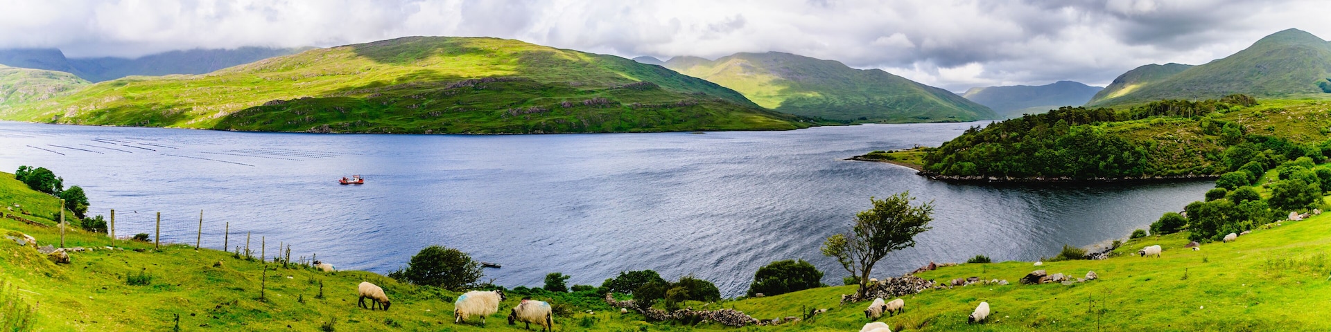 Lough Nafooey, County Clare, Ireland.