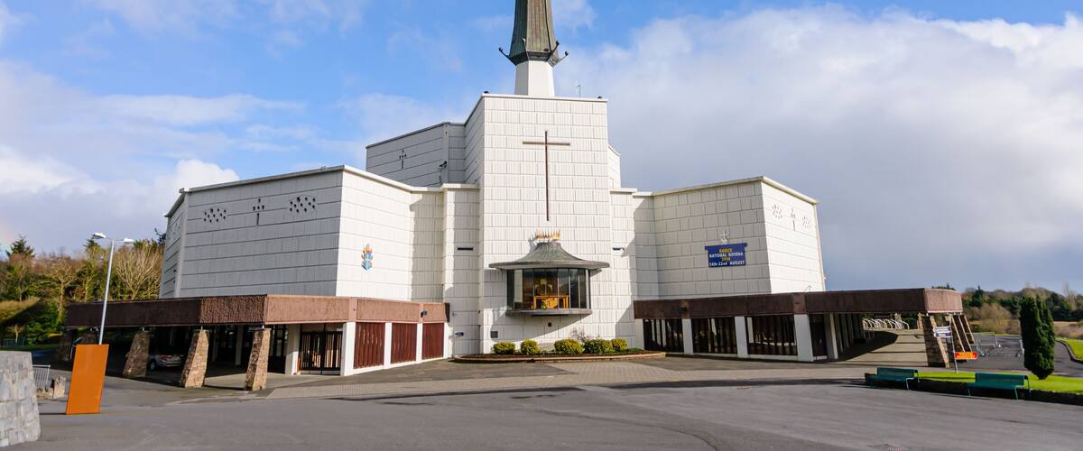 Knock Basilica at the site of the holy shrine