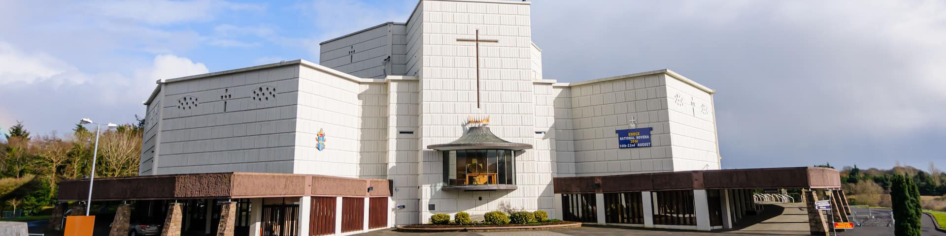 Knock Basilica at the site of the holy shrine