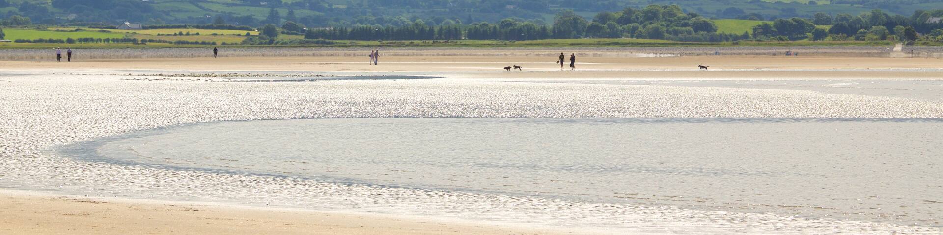 Strandhill Beach which includes a sandy beach and tranquil scenes