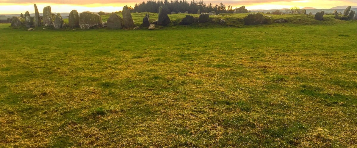 No one knows when these rocks were placed in their perfect circle, or why they were put there, but the mystery is part of what makes it extraordinary.  #Green  
#InStone
#outdoors 
#ireland