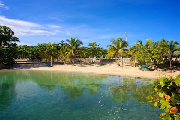 James Bond Beach featuring a sandy beach and tropical scenes