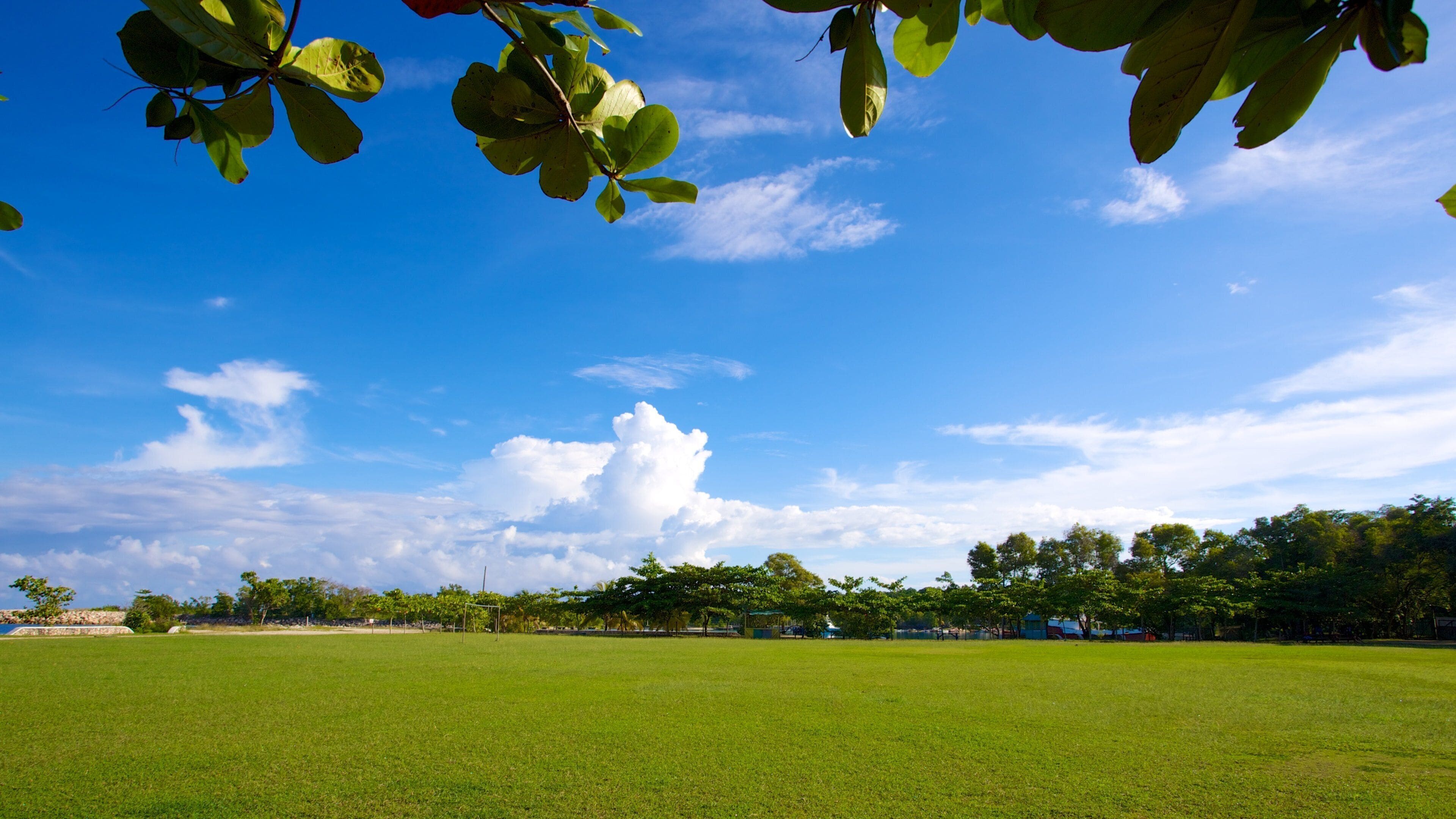 James Bond Beach which includes a park