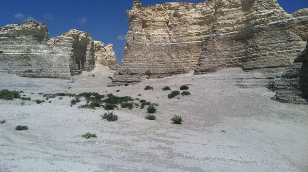 Definitely worth the detour off I-70 to see these Monument Rocks.