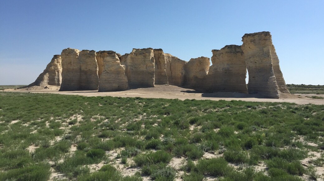 Monument Rocks in Kansas is certainly off the beaten path. However, do not let that stop you from a visit. This is a beautiful place to visit and so much to see in the area.