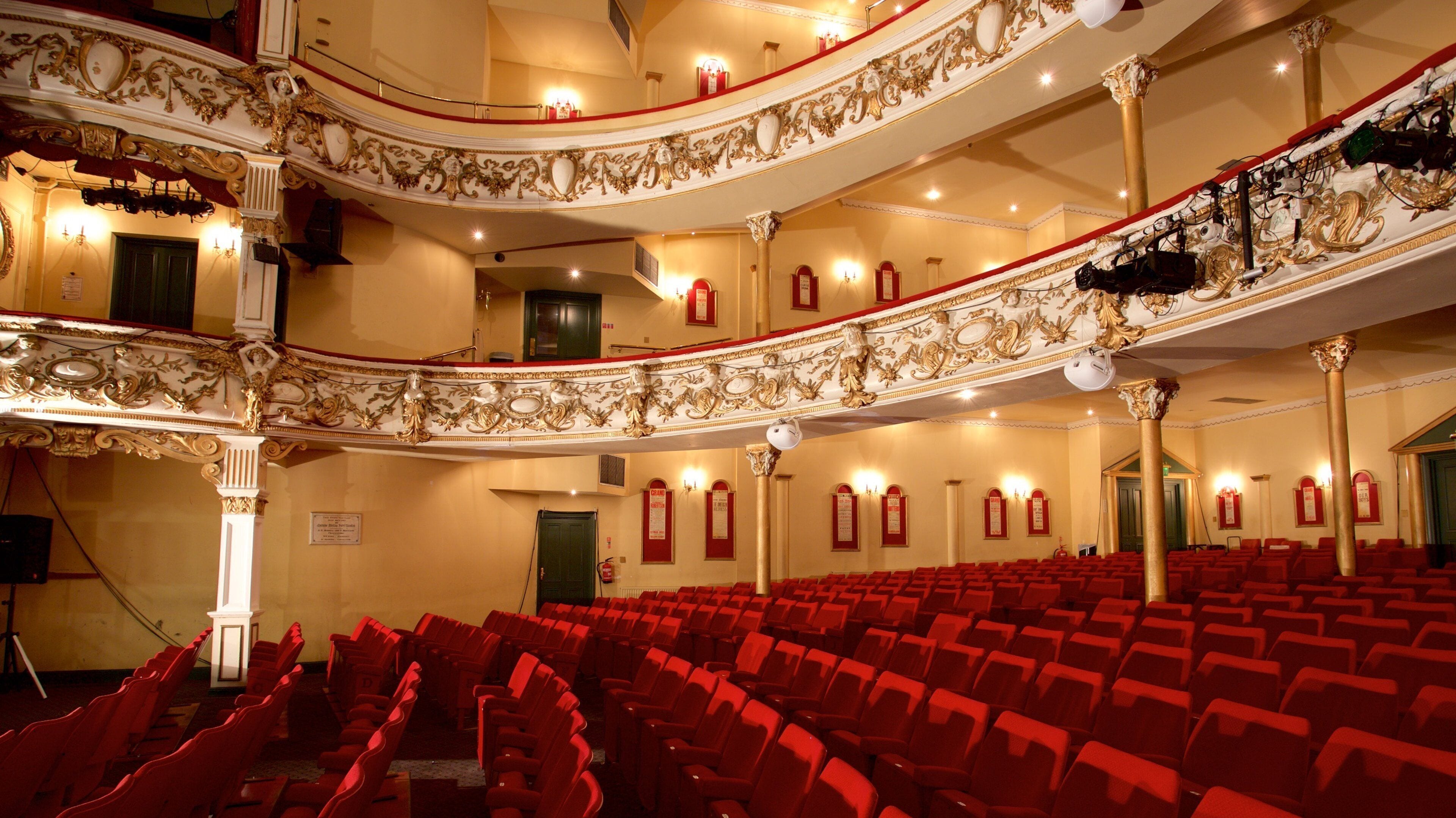Grand Theatre featuring interior views and theater scenes