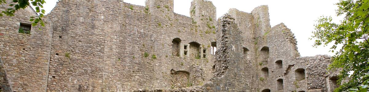 Oxwich Castle which includes heritage elements, a ruin and heritage architecture