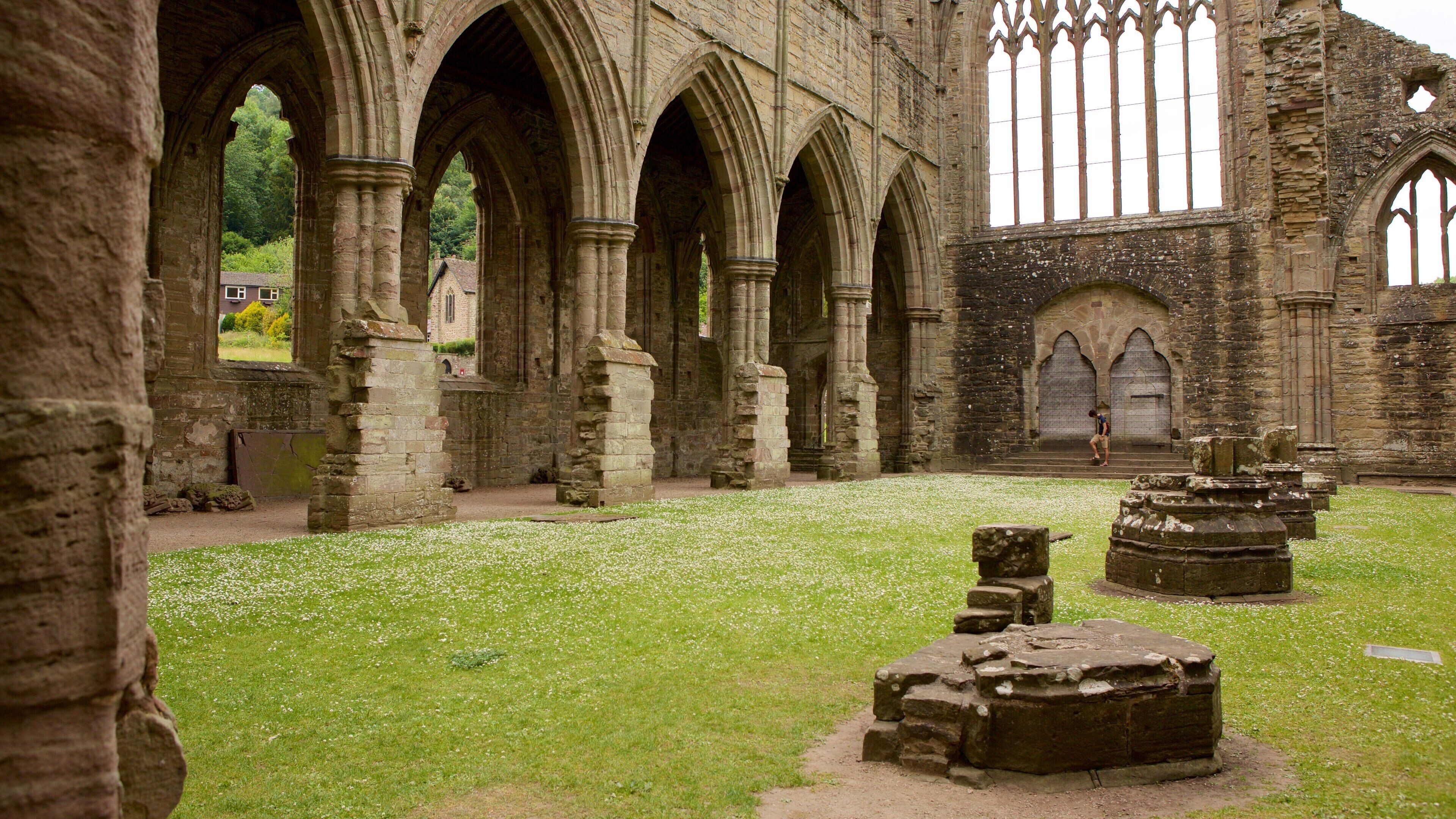 Tinternin luostari featuring perintökohteet, raunio ja vanha arkkitehtuuri