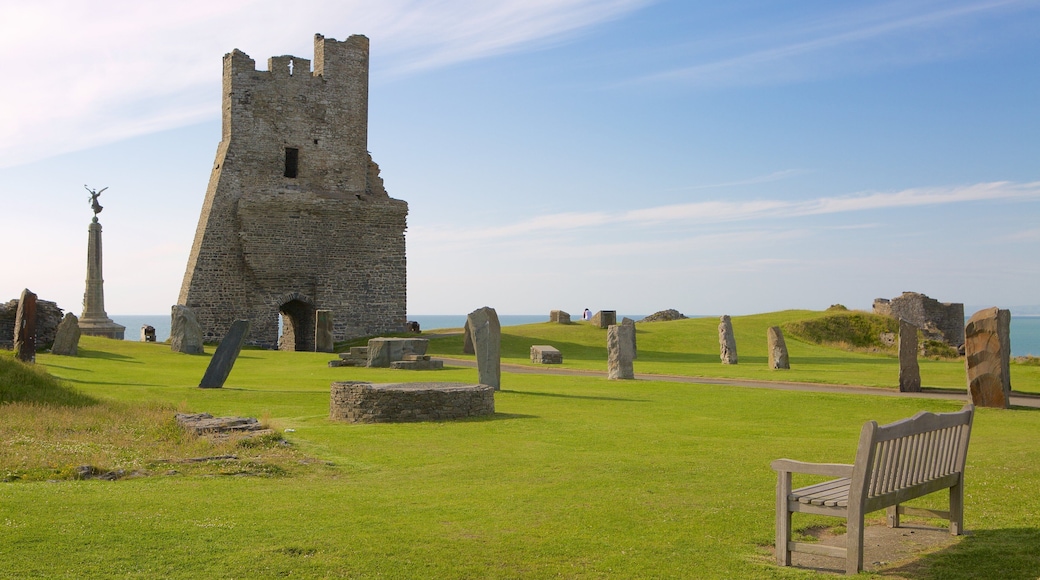 Aberystwyth Castle featuring building ruins, heritage architecture and heritage elements