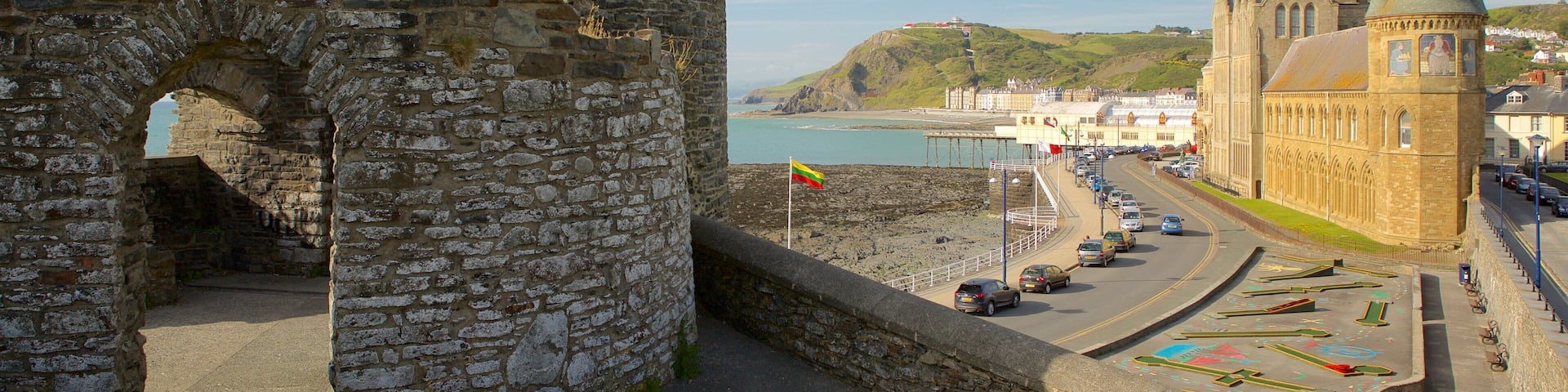 Aberystwyth Castle das einen Palast oder Schloss und Ruine