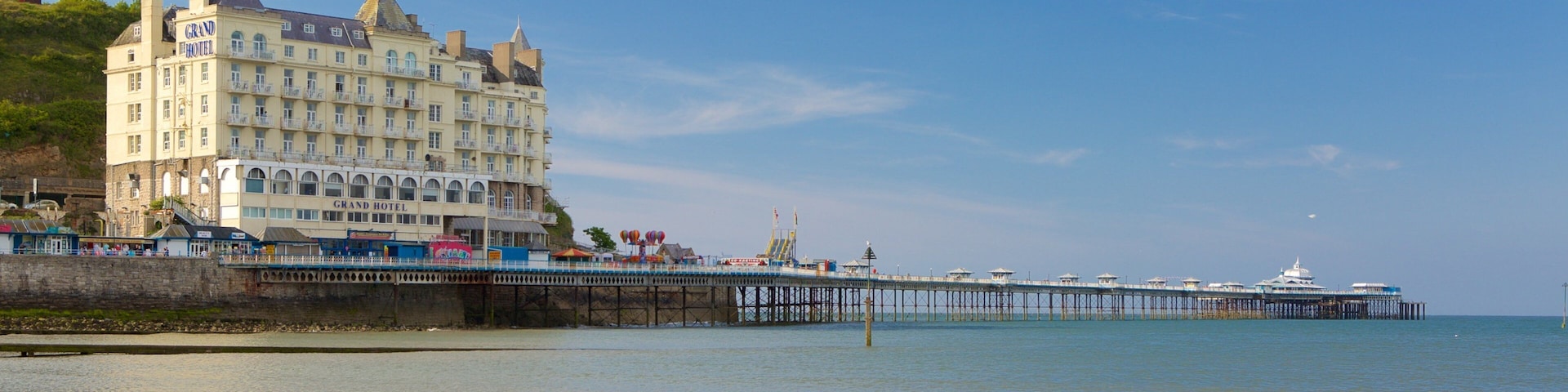 Llandudno caracterizando paisagens litorâneas