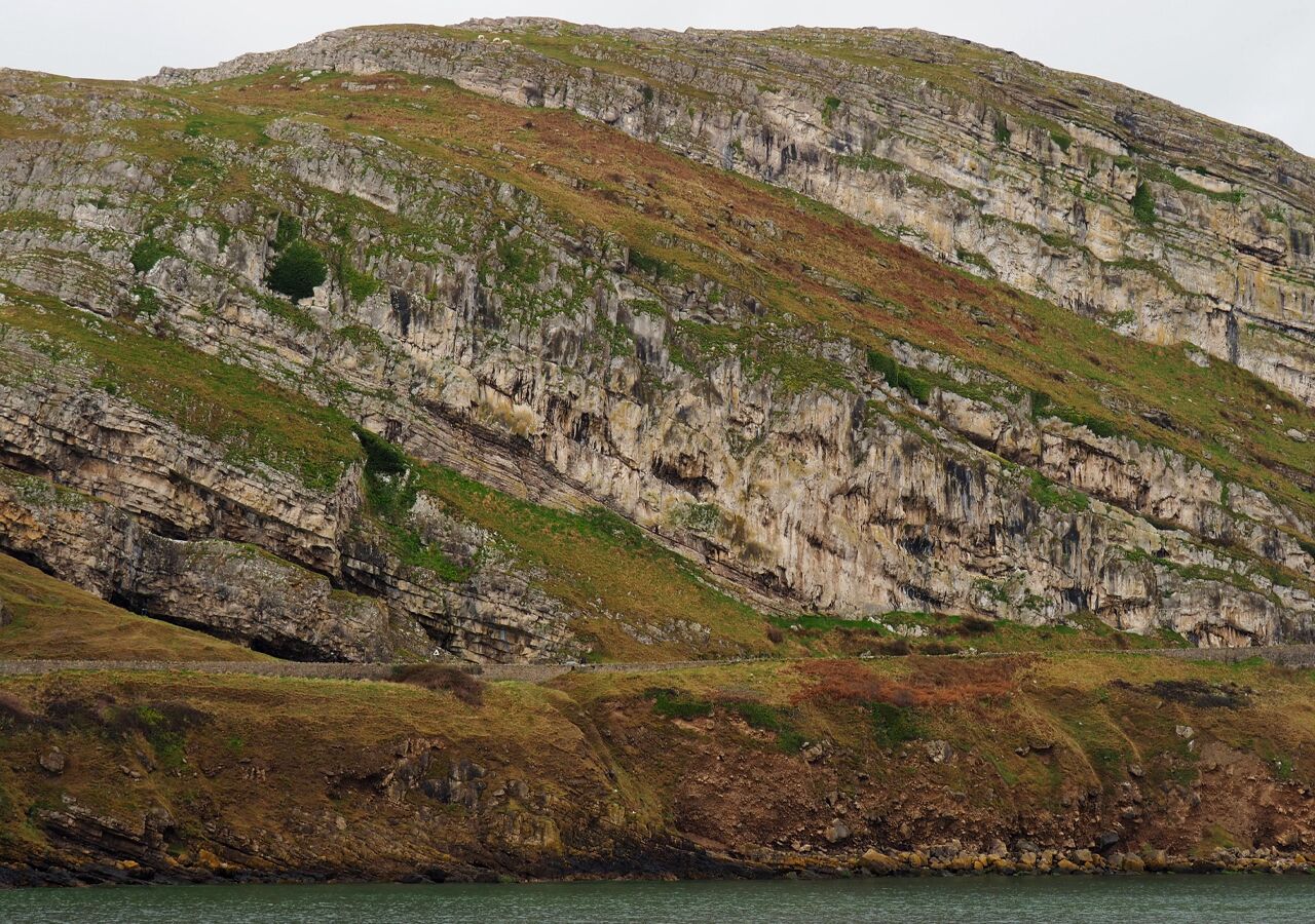#Adventure in Wales: LLandudno's Great Orme, with its sloping rock striations, is a great spot for a ramble. If you go to Wales, definitely bring back some bara brith!