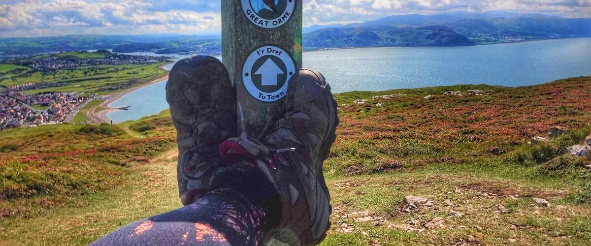 The Coastal path on the Gt. Orme Llandudno