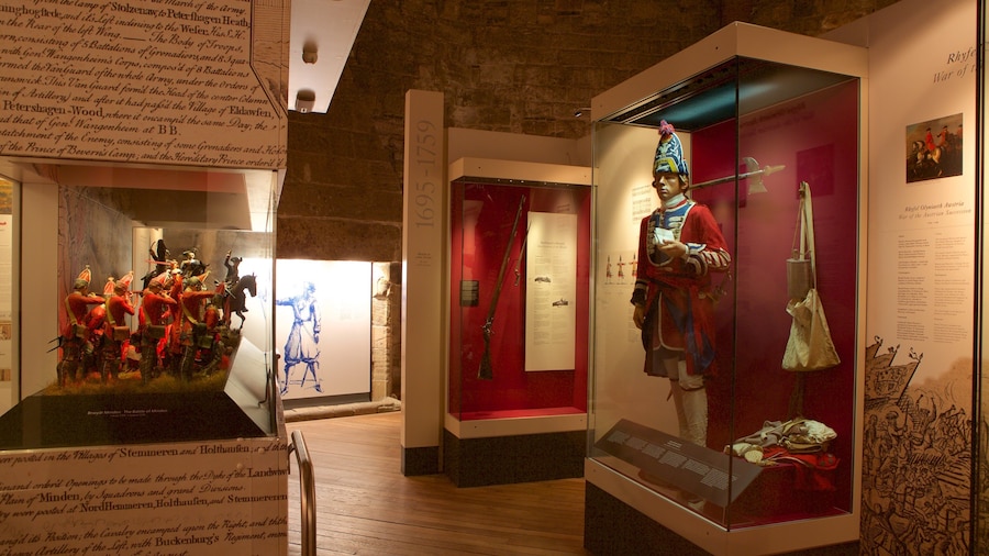 Caernarfon Castle showing interior views