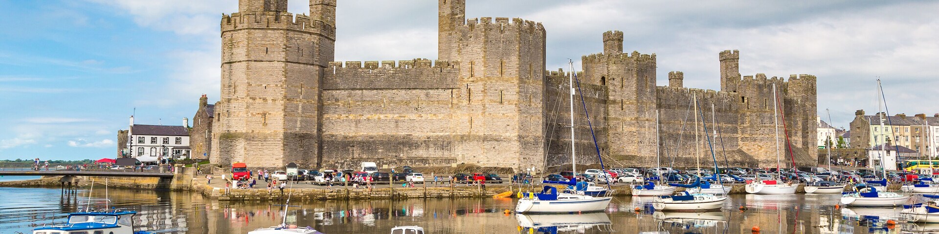 Caernarfon Castle in Wales