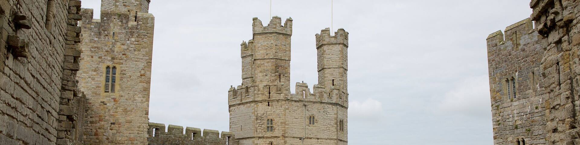 ChĂąteau de Caernarfon montrant patrimoine historique et chĂąteau