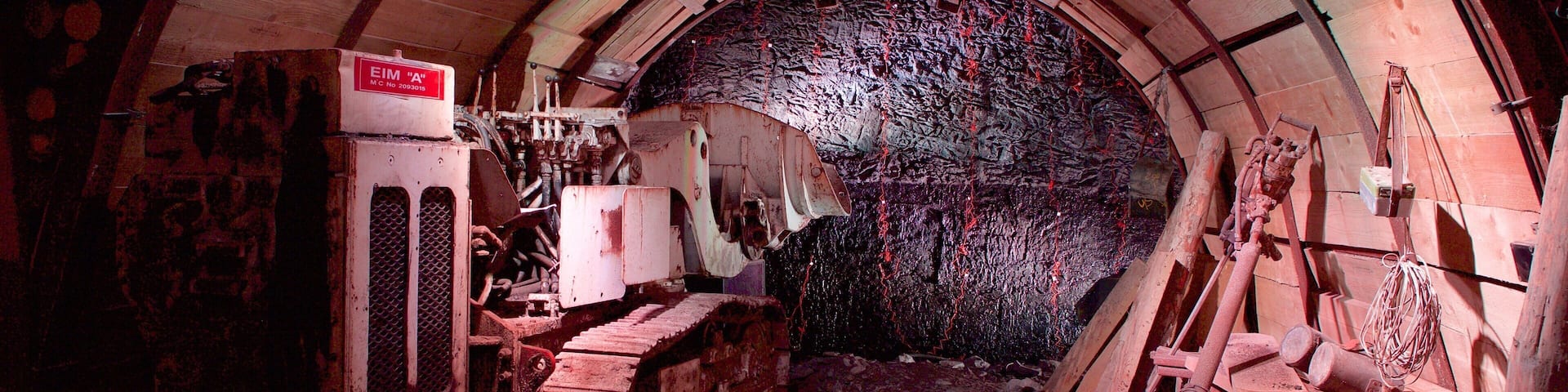 Big Pit National Coal Museum which includes interior views