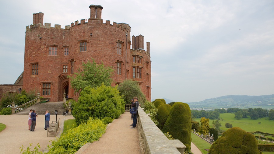 Powis Castle which includes heritage elements, heritage architecture and château or palace
