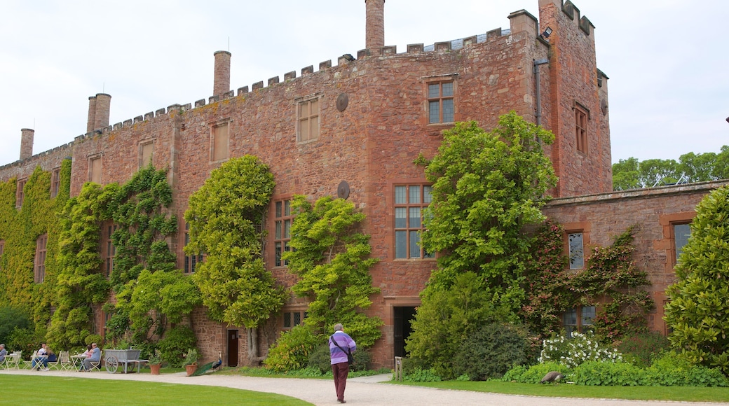 Powis Castle featuring heritage elements, heritage architecture and chateau or palace
