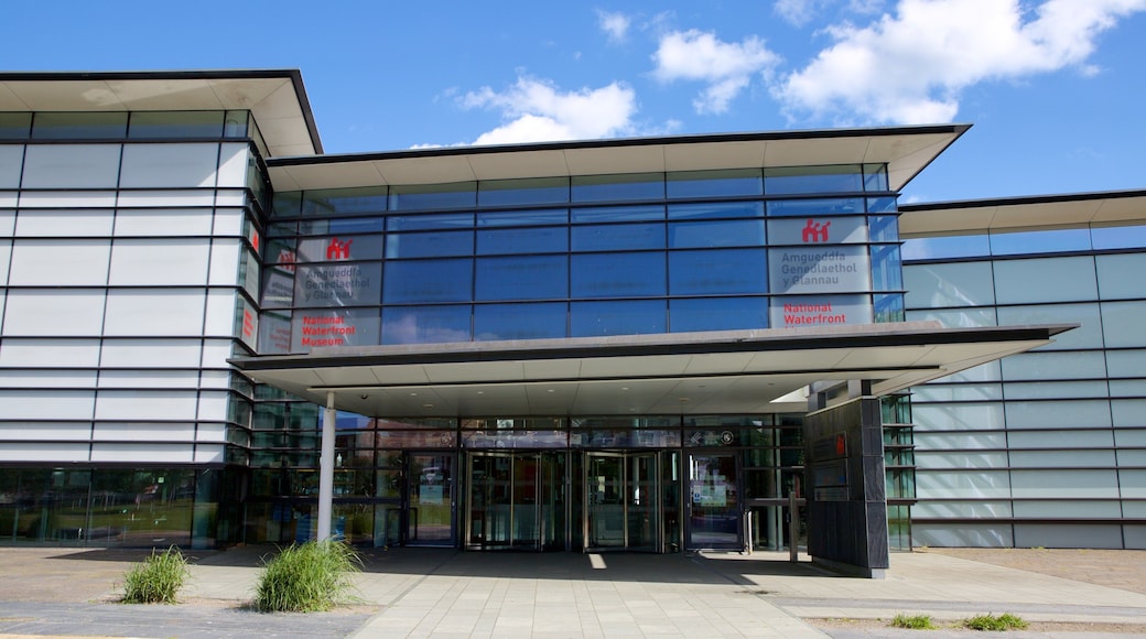 National Waterfront Museum which includes street scenes