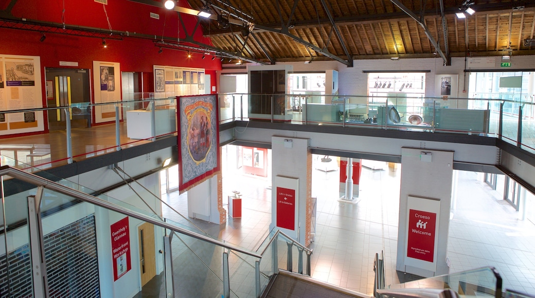 National Waterfront Museum featuring interior views