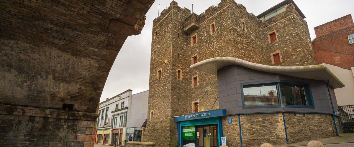 Tower Museum which includes heritage architecture