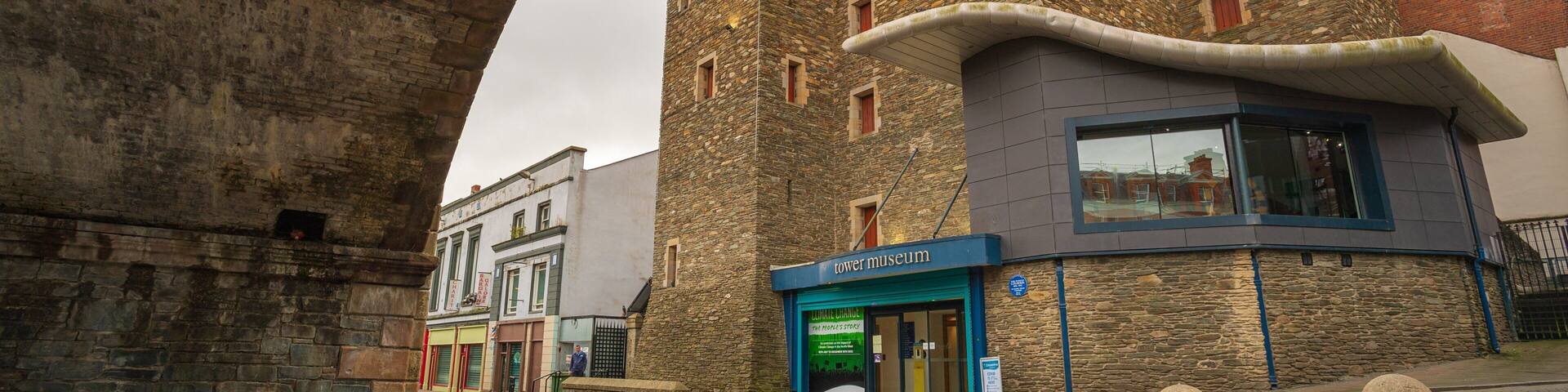 Tower Museum which includes heritage architecture