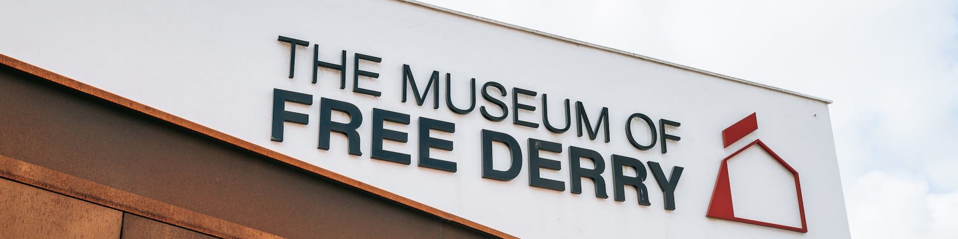 A sign for The Museum of Free Derry.