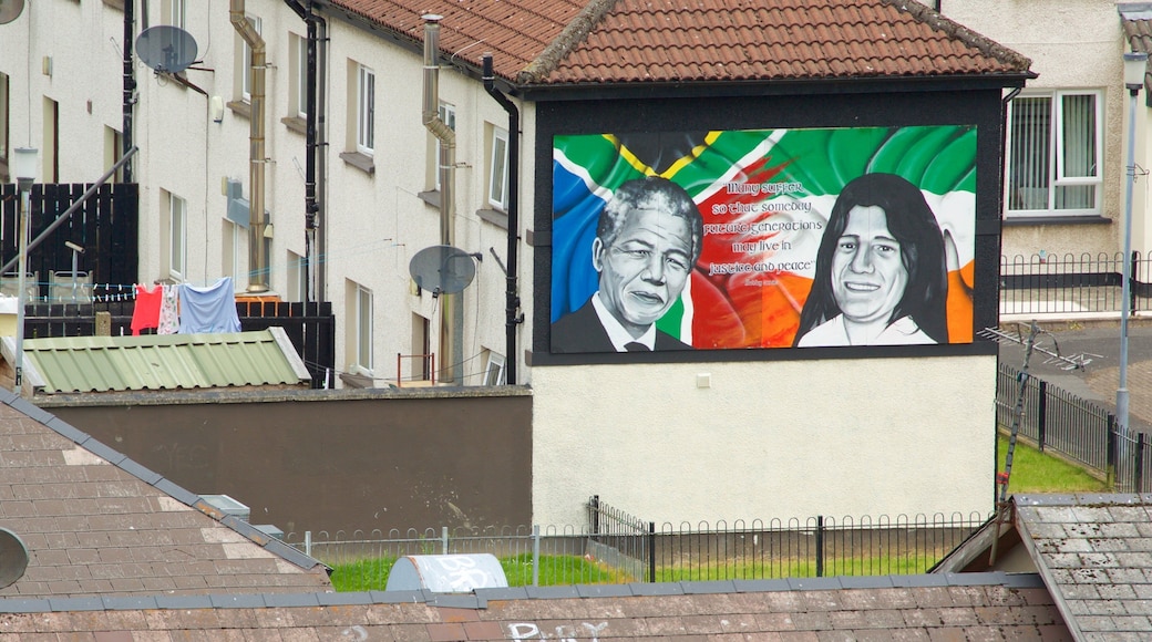 You are Now Entering Free Derry Mural showing outdoor art
