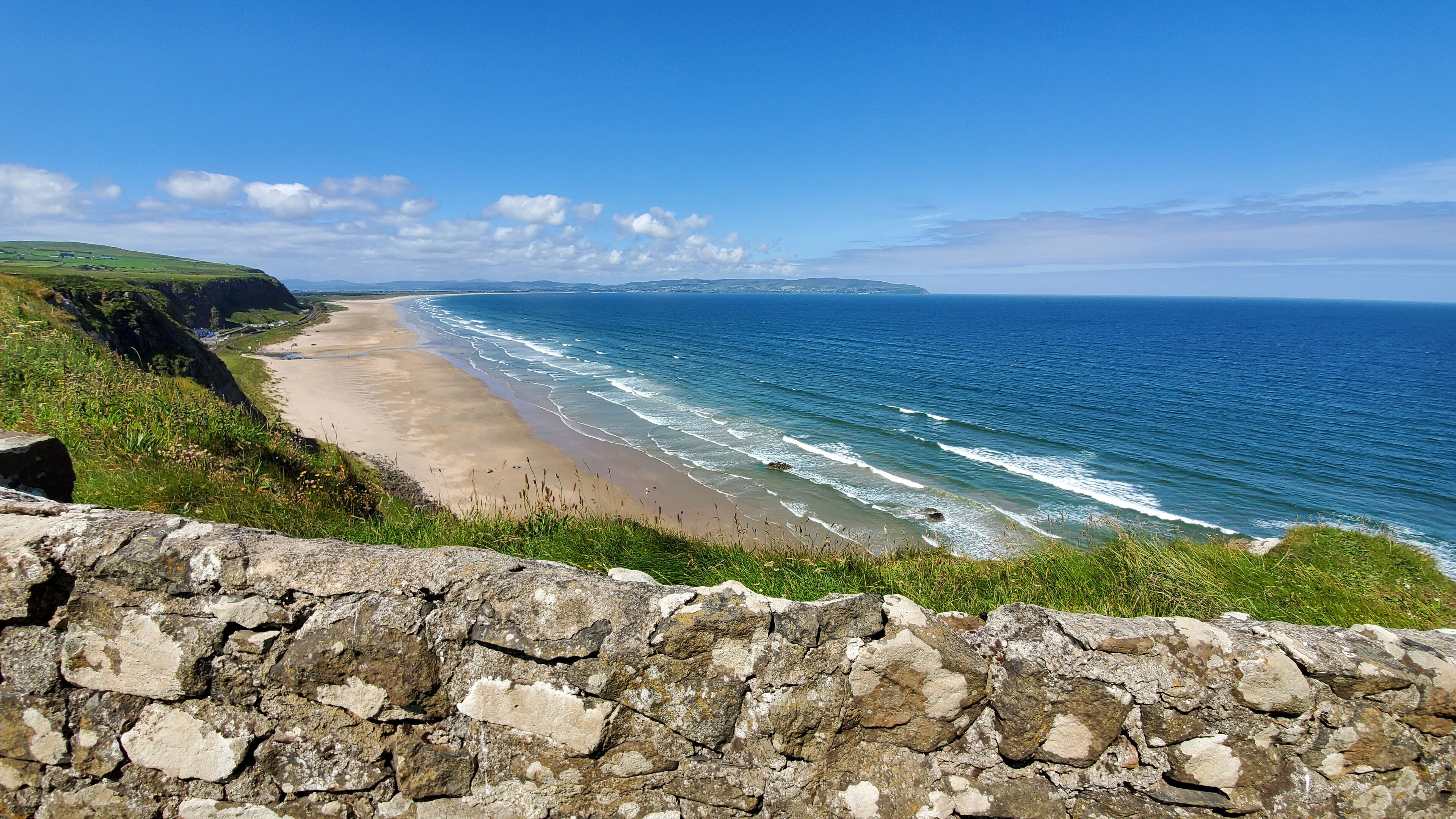 Amazing views of Downhill beach and the dramatic cliffs of the north Irish coast from Mussenden Temple. Tip: if you are driving yourself  I'd recommend you park at the lions gate rather than bishop's gate. It's less crowded and a more scenic walk to the temple itself. For those game of thrones fans out there, Downhill Beach was where Melisandre burned effigies with Stannis for the lord of light in season 2. #LifeAtExpedia #GoT