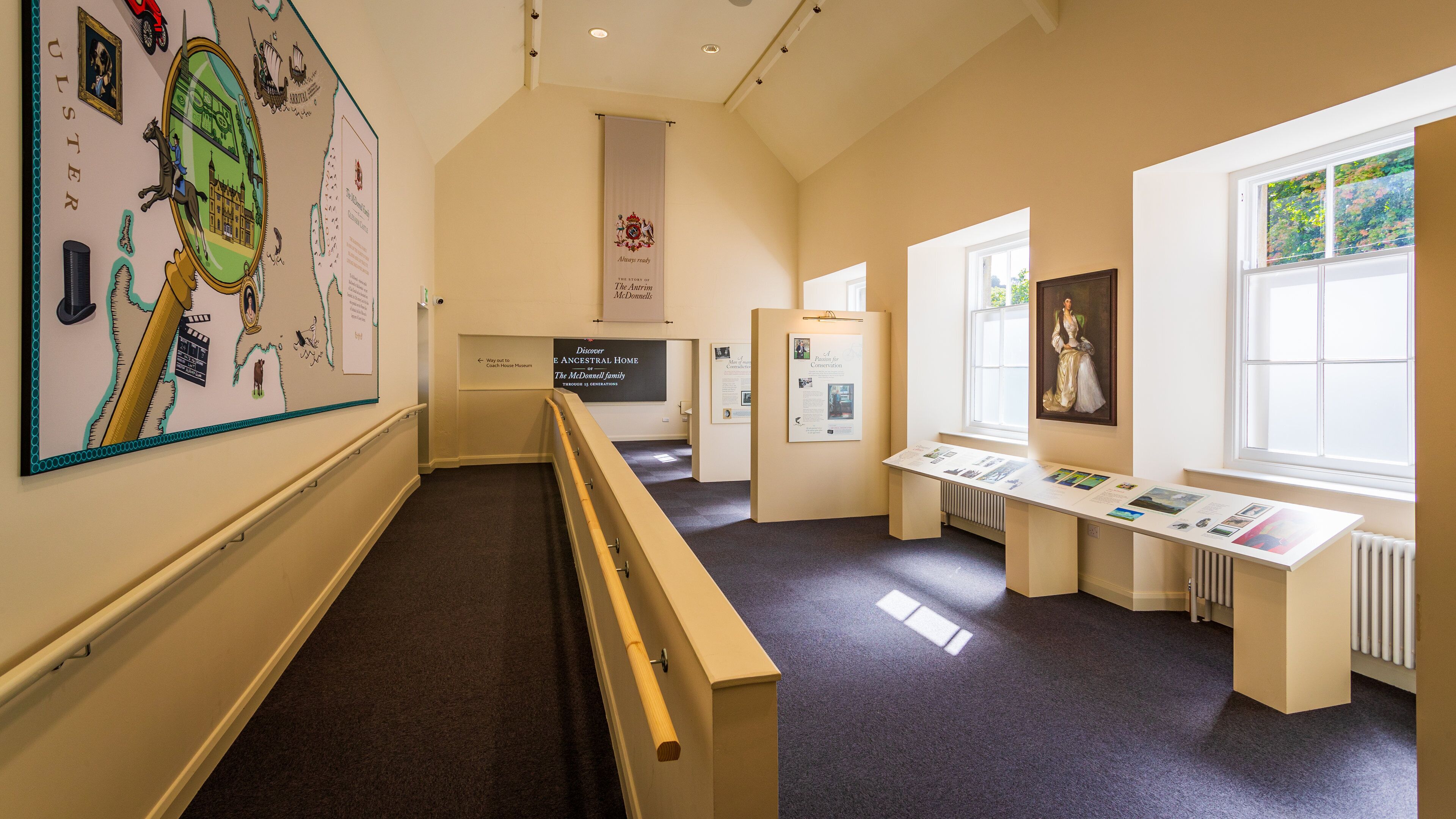 Glenarm Castle which includes interior views