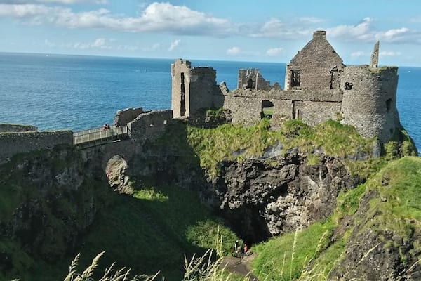 Beautiful castle ruin in Northern Ireland, close to the Giant's Causeways