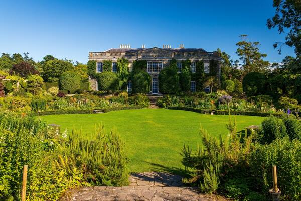 Mount Stewart House and Gardens which includes heritage elements, a house and a garden