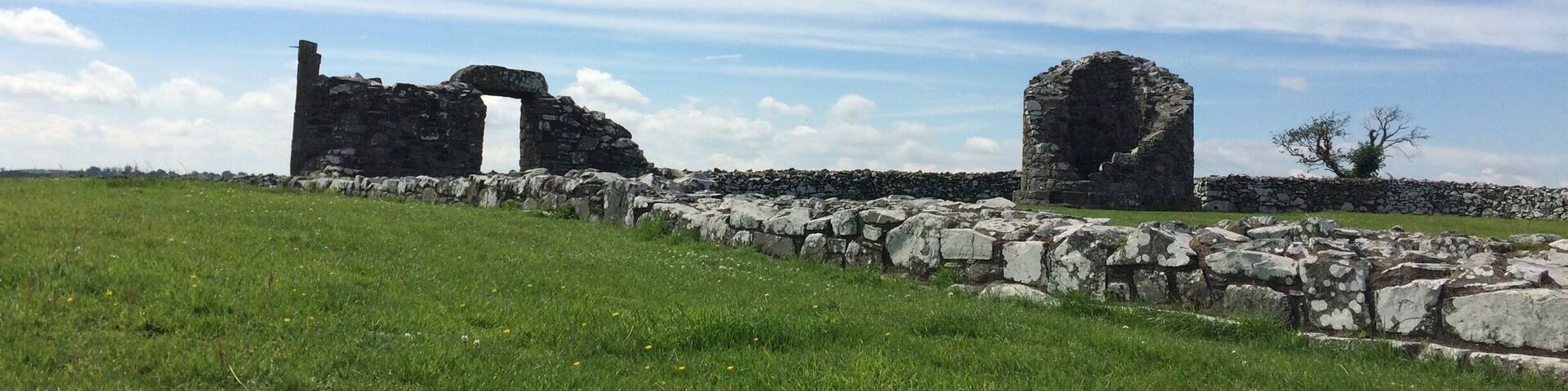 6 miles outside Comber on Strangford Lough. This historic landmark is featured on the St.Patricks trail.
The road leading to it from Comber is stunning on a beautiful sunny day.