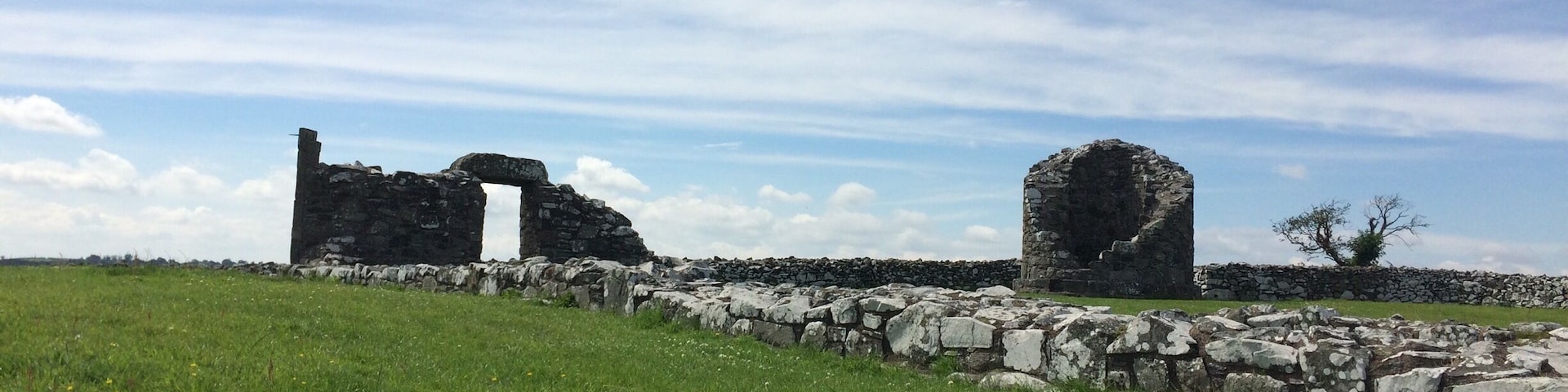 6 miles outside Comber on Strangford Lough. This historic landmark is featured on the St.Patricks trail.
The road leading to it from Comber is stunning on a beautiful sunny day.