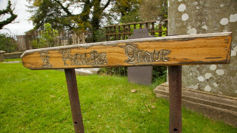 Cathédrale de Down qui includes signalisation et cimetiÚre
