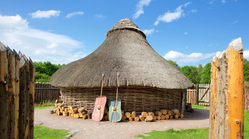 Navan Fort and Visitor Centre which includes a house, heritage architecture and heritage elements