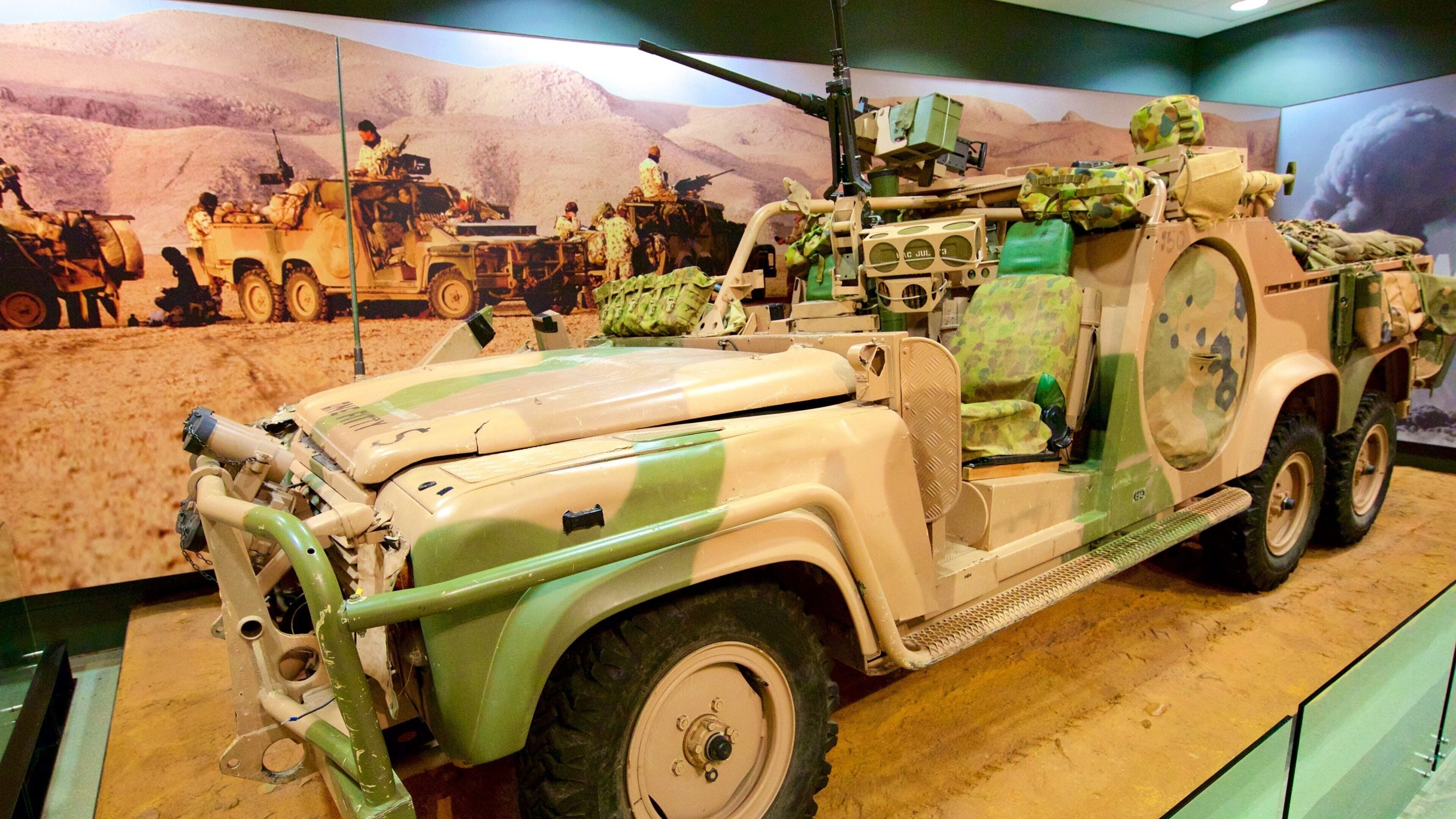 Australian War Memorial showing interior views