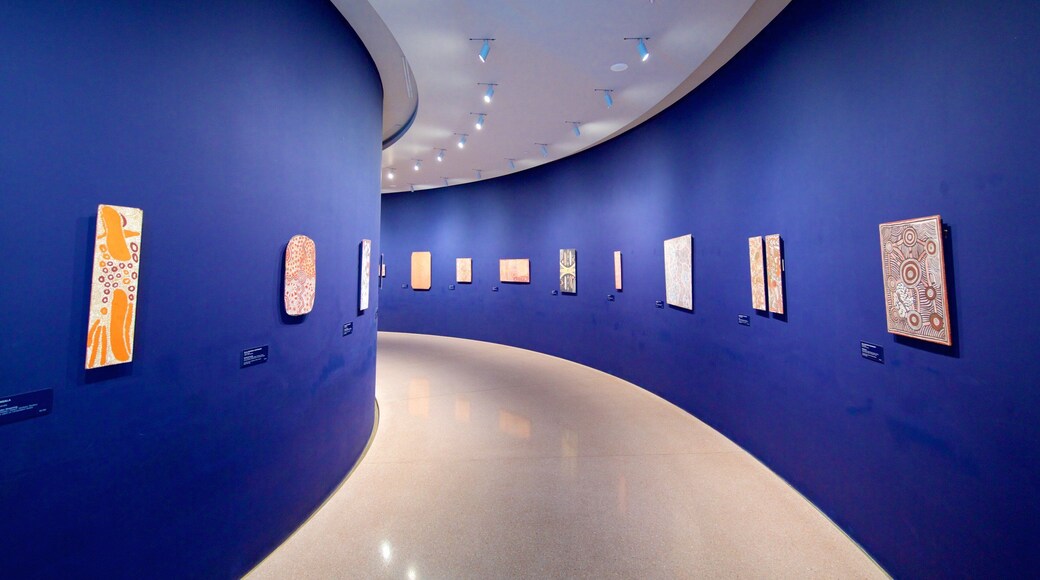 National Gallery of Australia featuring art and interior views