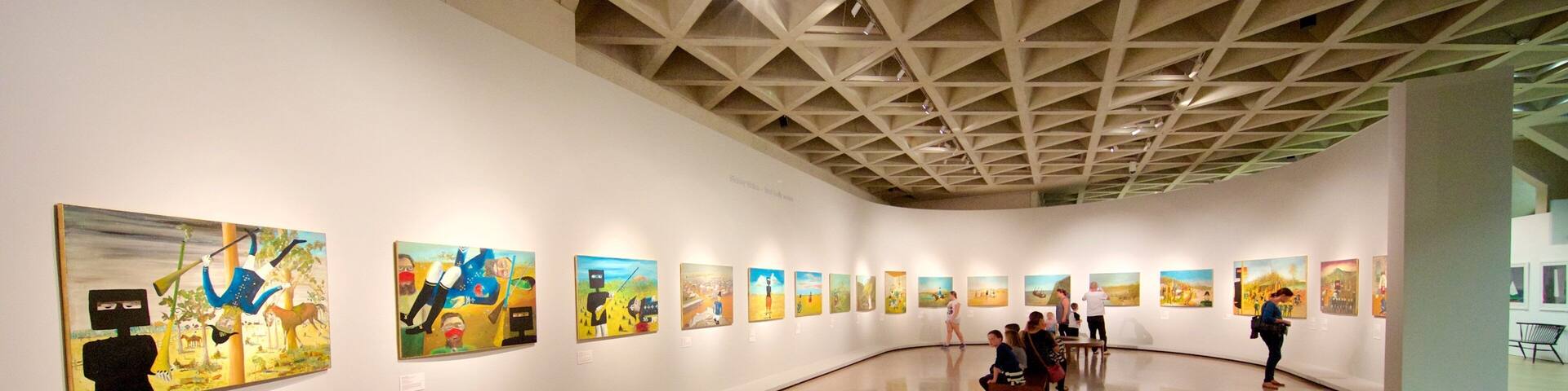National Gallery of Australia showing interior views