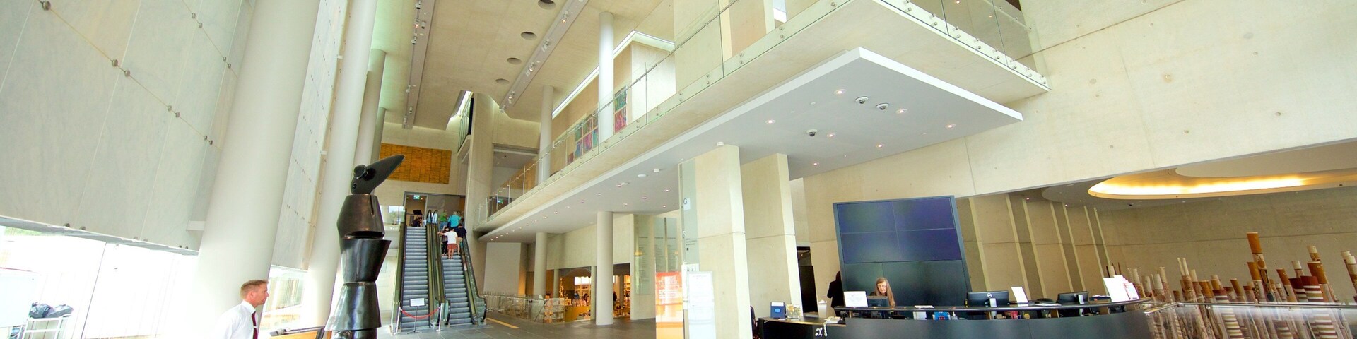National Gallery of Australia which includes interior views