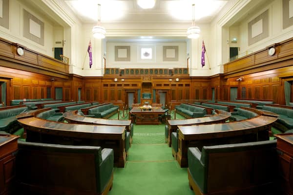 Old Parliament House featuring interior views, heritage architecture and an administrative building