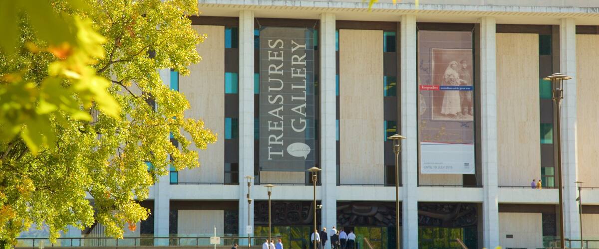 National Library of Australia showing signage