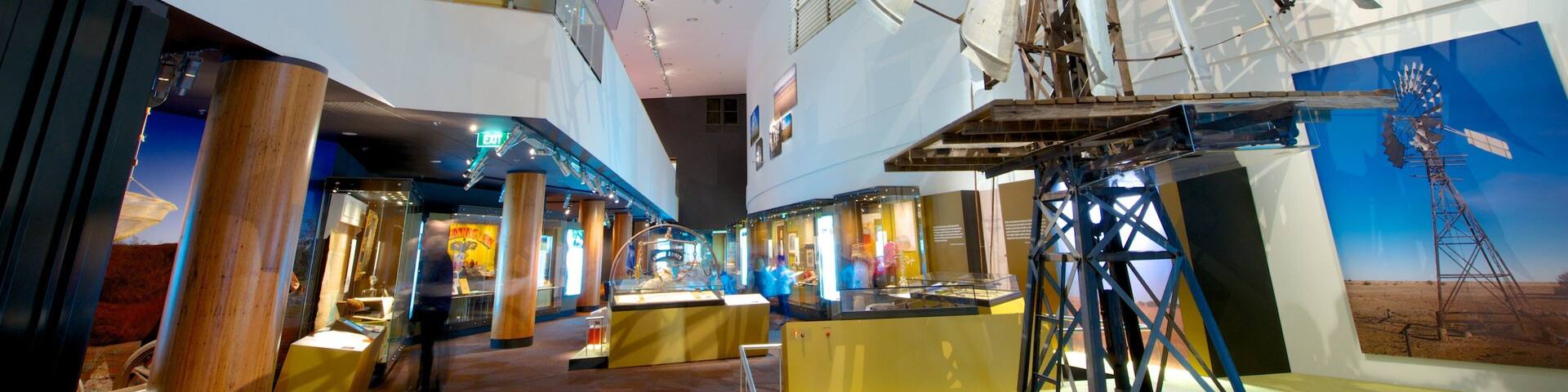 National Museum of Australia which includes interior views