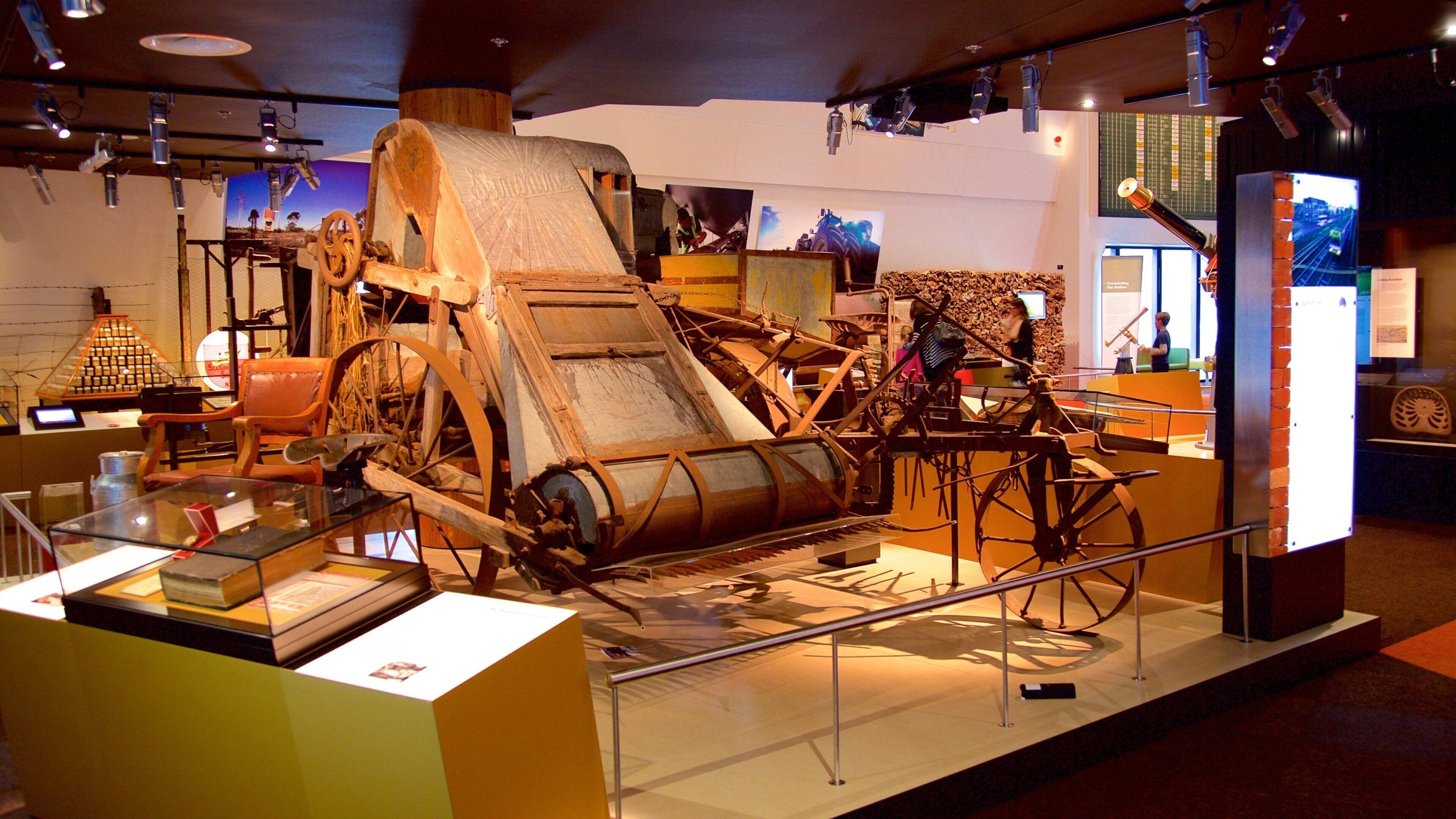 National Museum of Australia som inkluderer innendørs