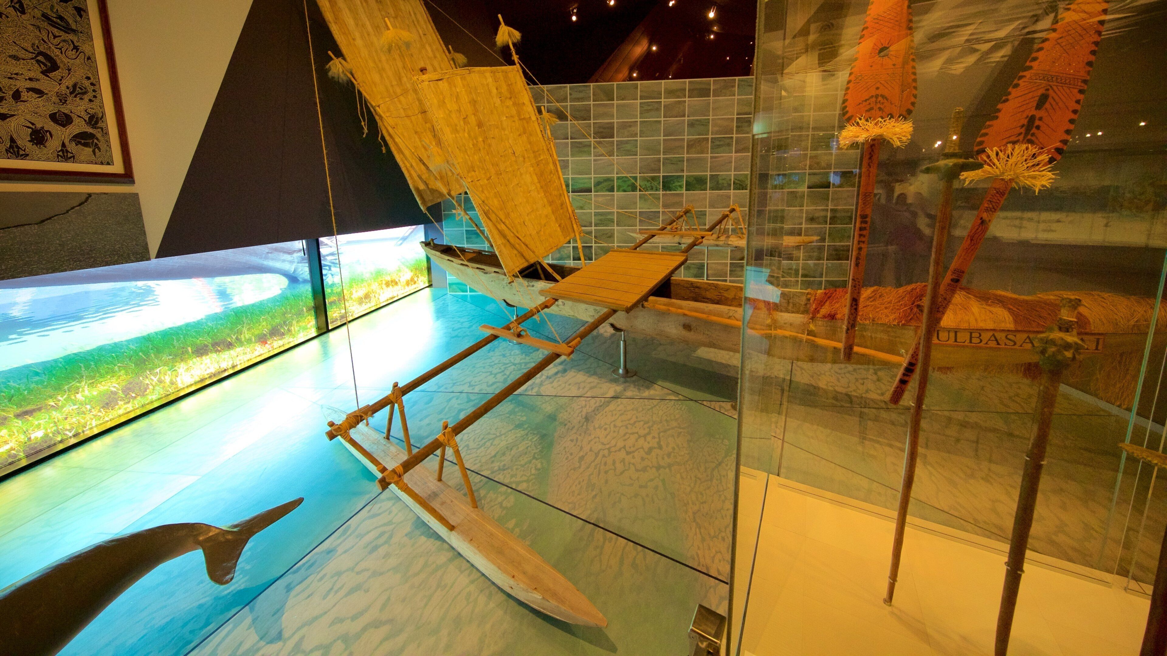 オーストラリア国立博物館 どの含み 屋内の眺め