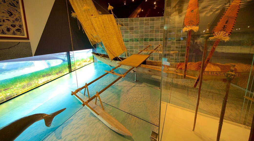 National Museum of Australia som inkluderer innendørs