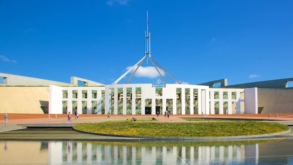 Parliament House which includes an administrative building