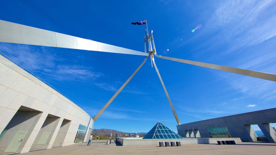 Parliament House showing an administrative buidling